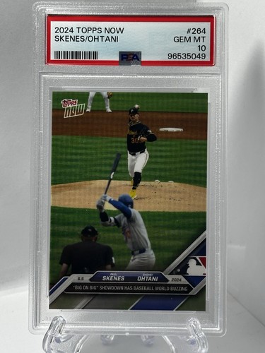 2024 Topps Now Paul Skenes / Shohei Ohtani #264 card