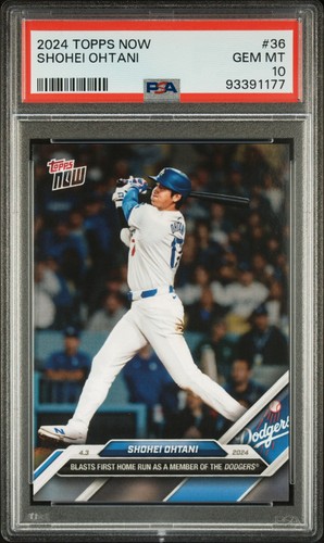 2024 Topps Now Shohei Ohtani #36 card