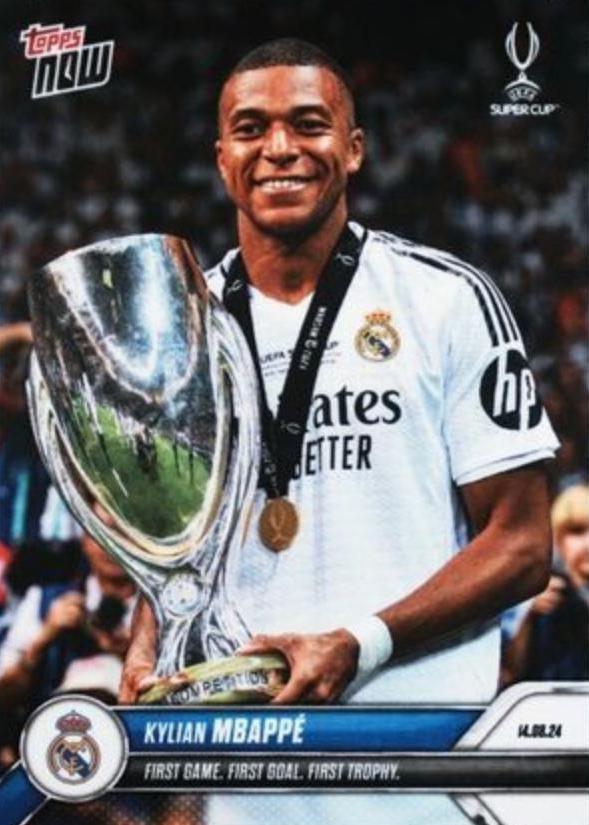 2024 Topps Now UCL Kylian Mbappe #2 card