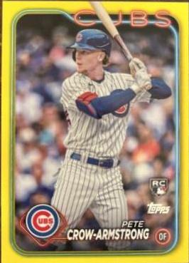 2024 Topps Pete Crow-Armstrong [Yellow] #407 card