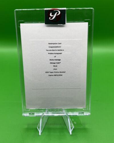 2024 Topps Pristine Autograph Shota Imanaga #PA-SI card