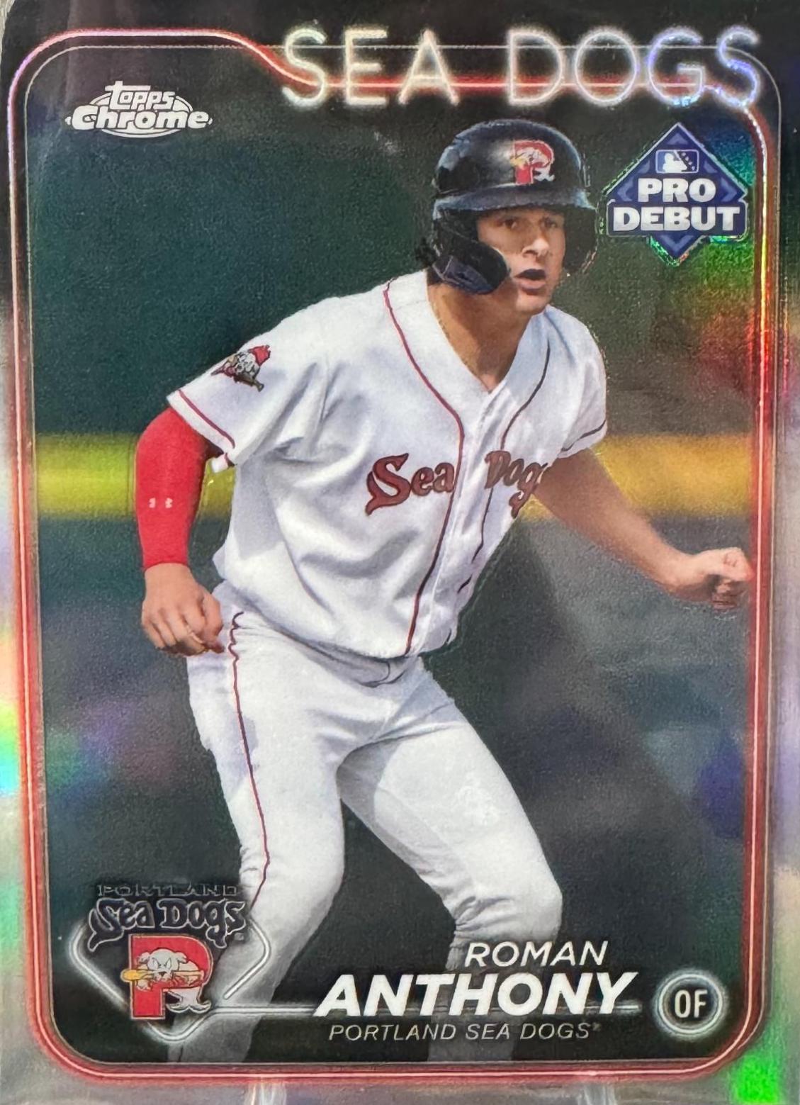 2024 Topps Pro Debut Chrome Roman Anthony #PDC-39 card