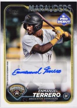 2024 Topps Pro Debut Enmanuel Terrero [Autograph] #PD-12 card