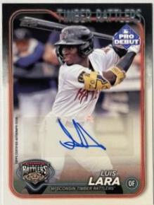 2024 Topps Pro Debut Luis Lara [Autograph] #PD-13 card