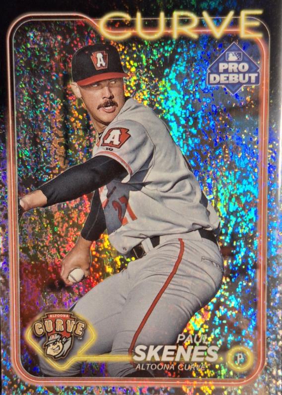 2024 Topps Pro Debut Paul Skenes [Sparkle Foil] #PD-140 card
