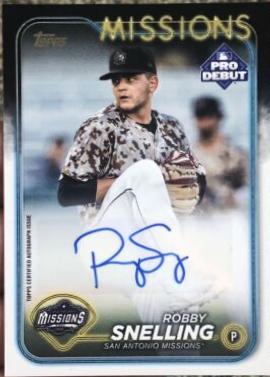 2024 Topps Pro Debut Robby Snelling [Autograph] #PD-8 card