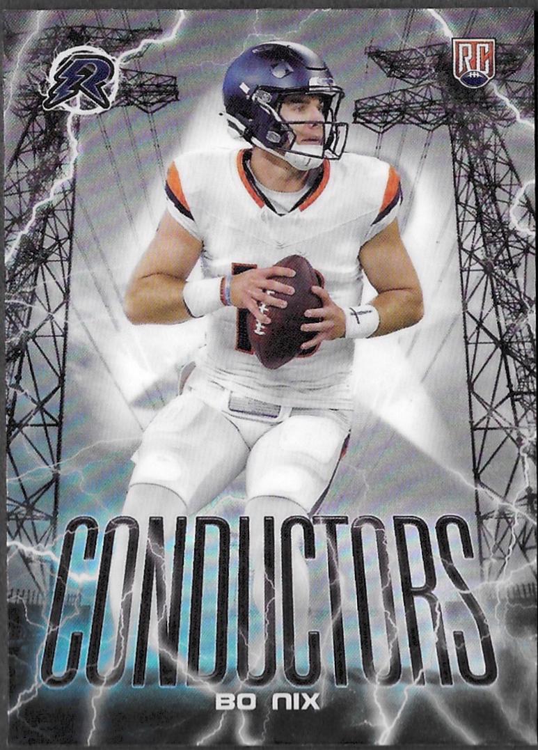 2024 Topps Resurgence Conductors Bo Nix [Refractor] #C-8 card