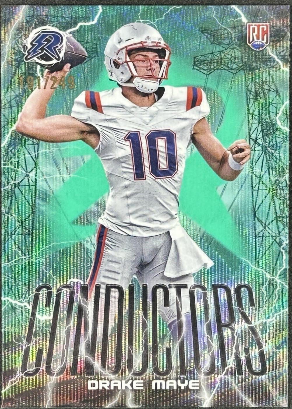 2024 Topps Resurgence Conductors Drake Maye [Aqua] #C-7 card