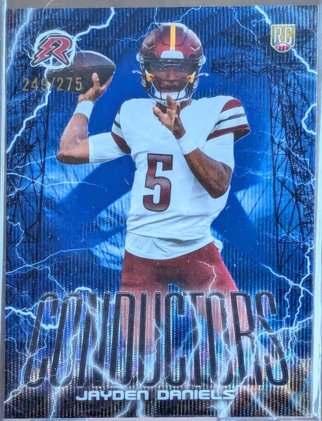 2024 Topps Resurgence Conductors Jayden Daniels [Navy] #C-6 card