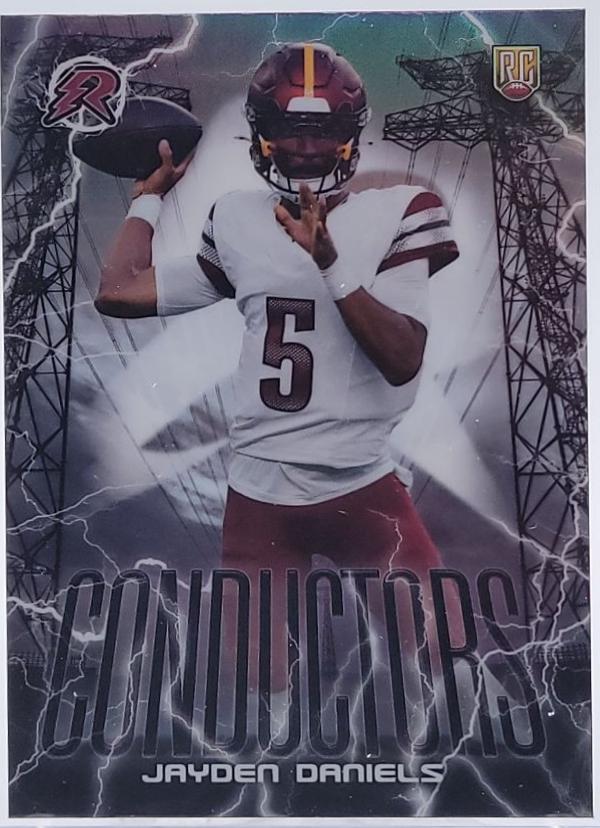 2024 Topps Resurgence Conductors Jayden Daniels [Refractor] #C-6 card