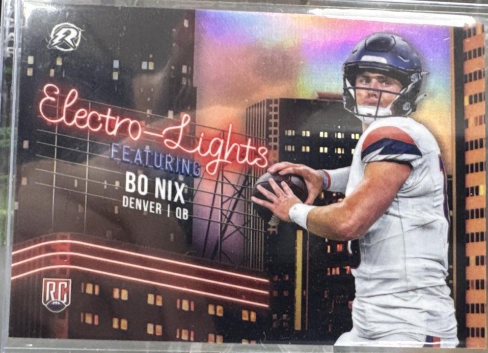 2024 Topps Resurgence Electro-Lights Bo Nix #EL-8 card