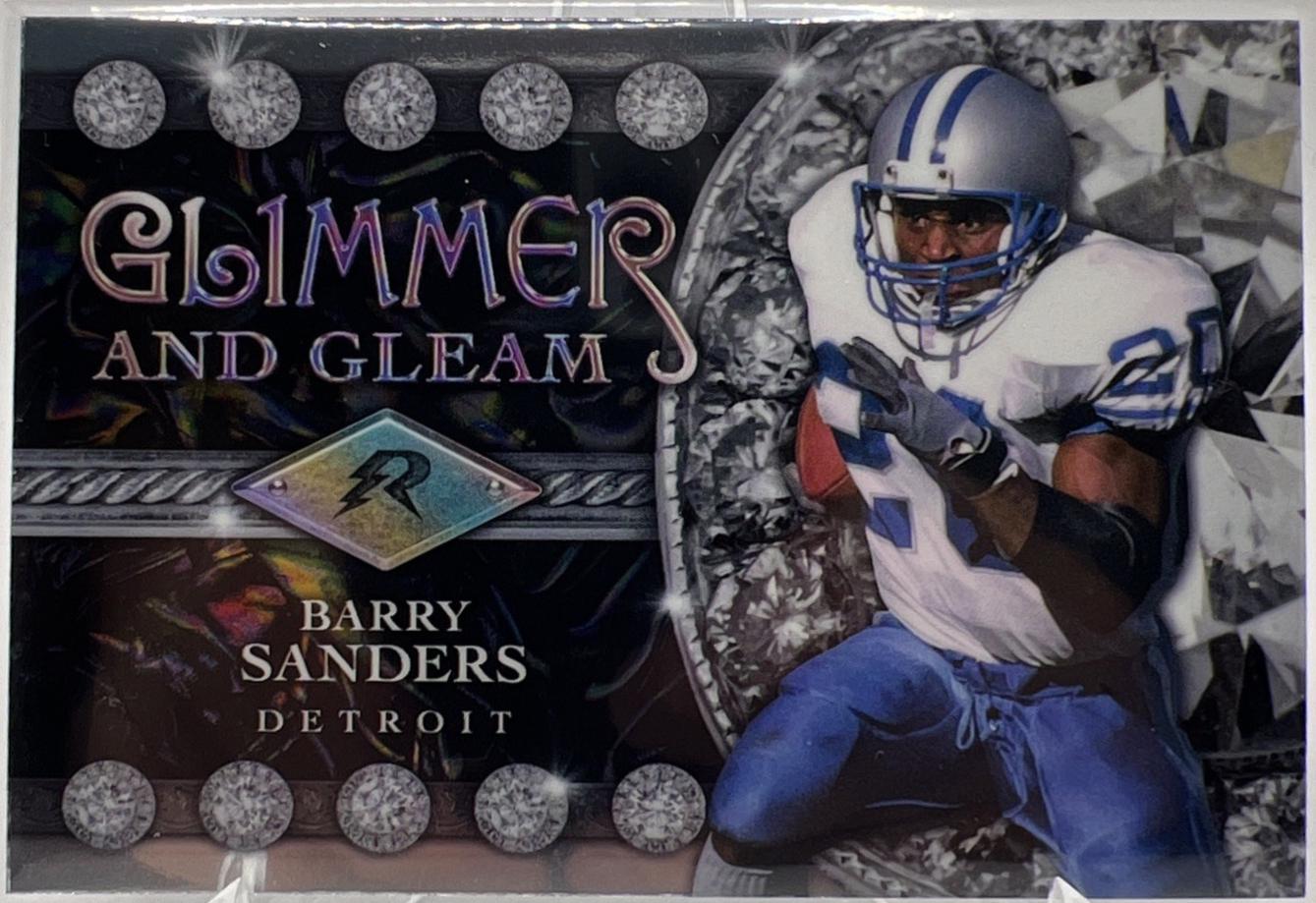 2024 Topps Resurgence Glimmer and Gleam Barry Sanders #GG-10 card