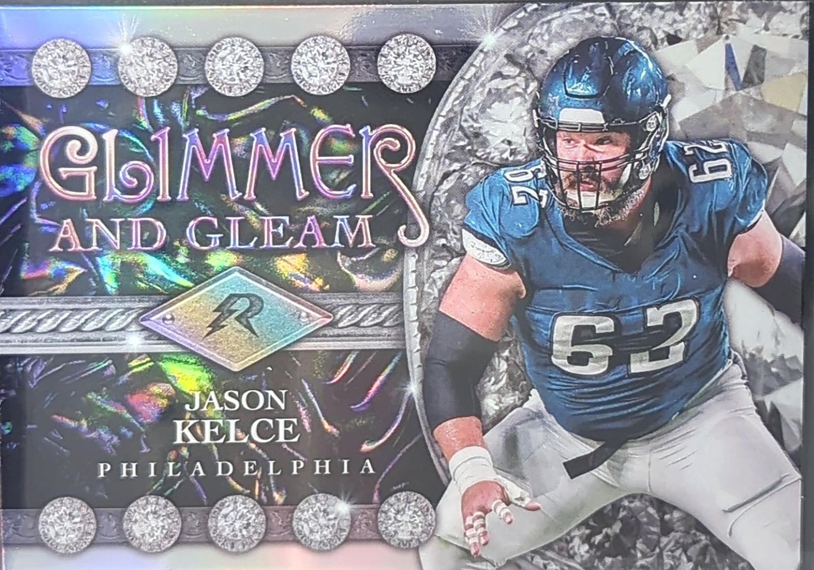 2024 Topps Resurgence Glimmer and Gleam Jason Kelce #GG-21 card