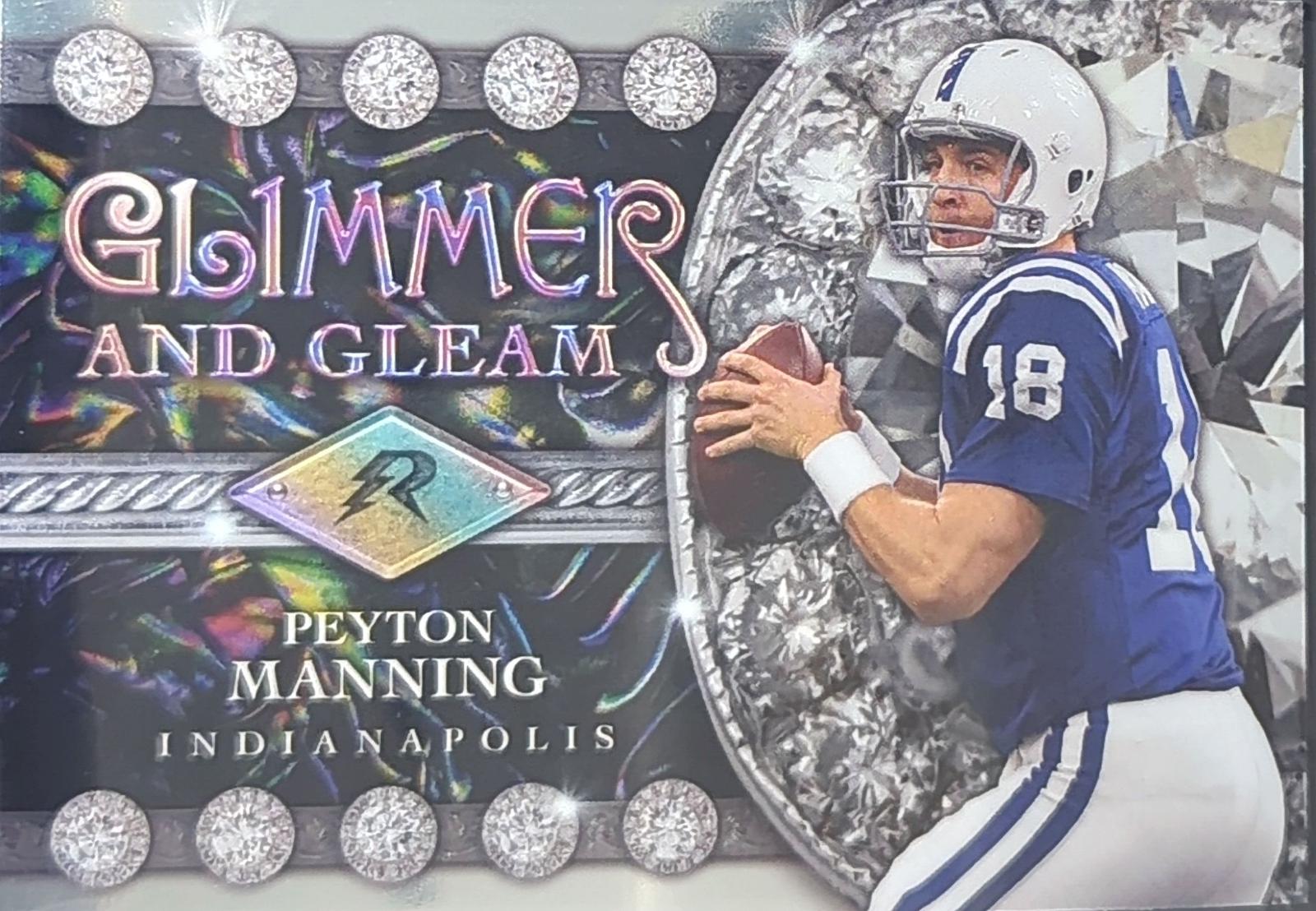 2024 Topps Resurgence Glimmer and Gleam Peyton Manning #GG-2 card