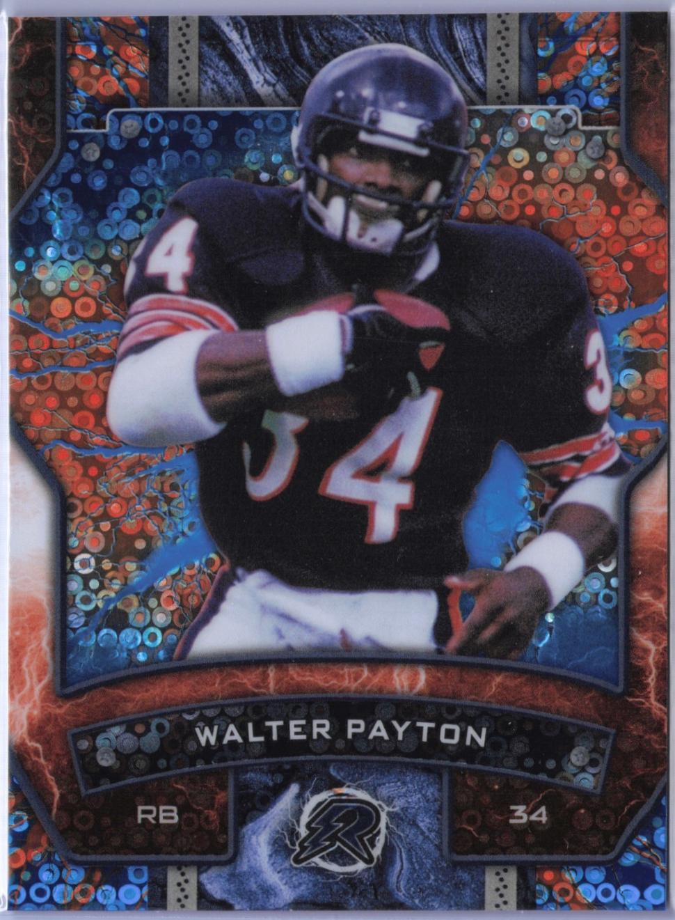 2024 Topps Resurgence Walter Payton [Blue Orange Spark] #17 card