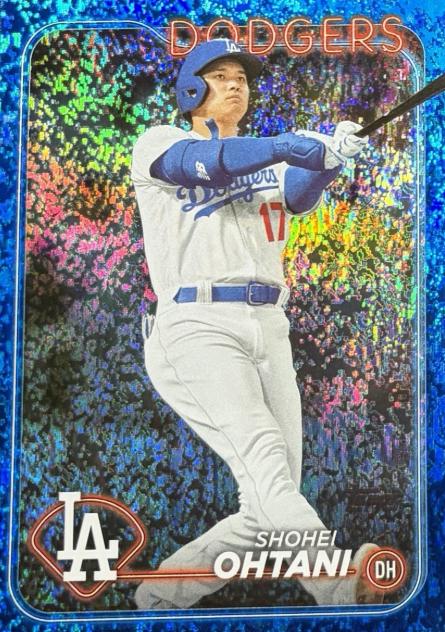 2024 Topps Shohei Ohtani [Blue Holofoil] #500 card