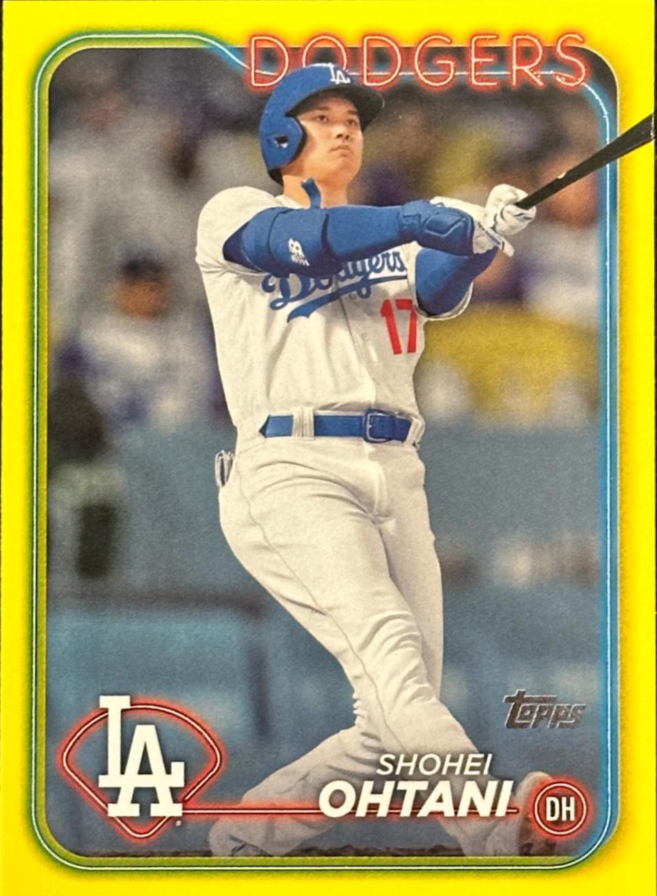 2024 Topps Shohei Ohtani [Yellow] #500 card