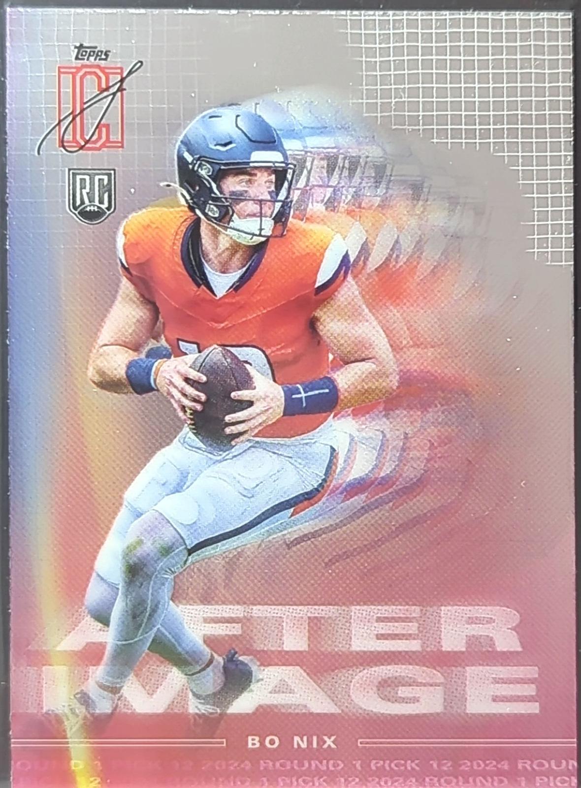 2024 Topps Signature Class After Image Bo Nix #AI-9 card