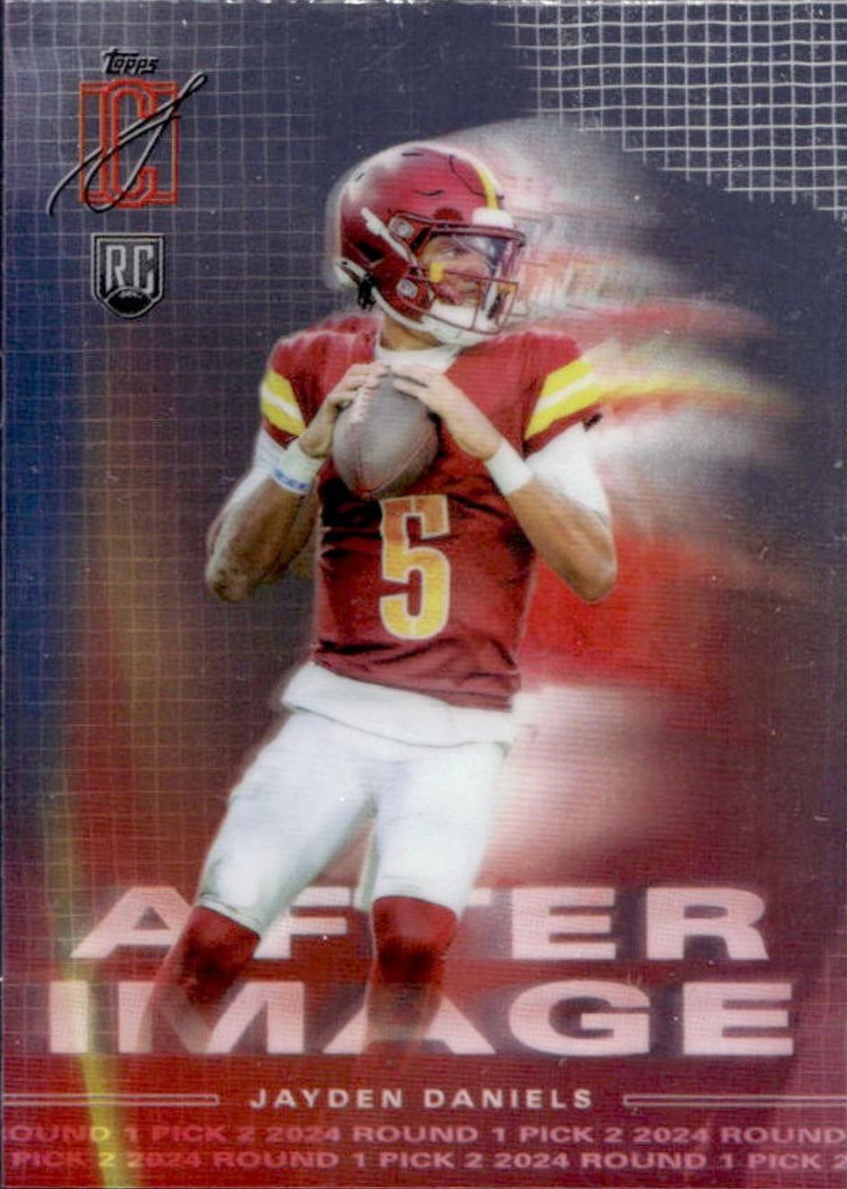 2024 Topps Signature Class After Image Jayden Daniels #AI-7 card