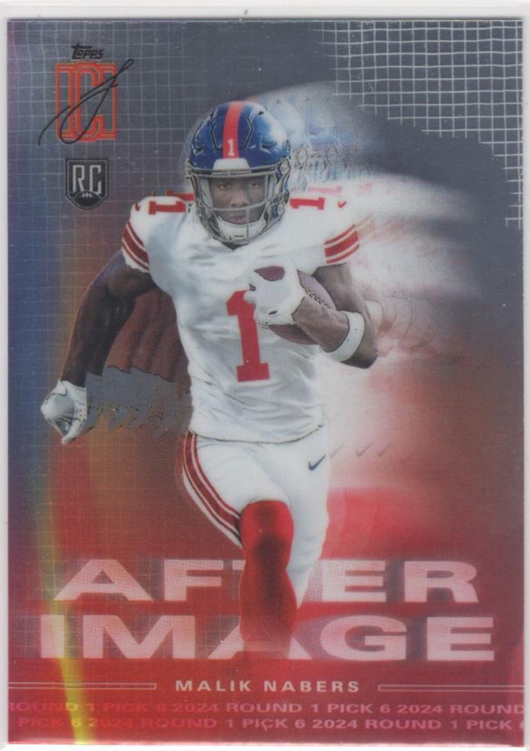 2024 Topps Signature Class After Image Malik Nabers #AI-11 card