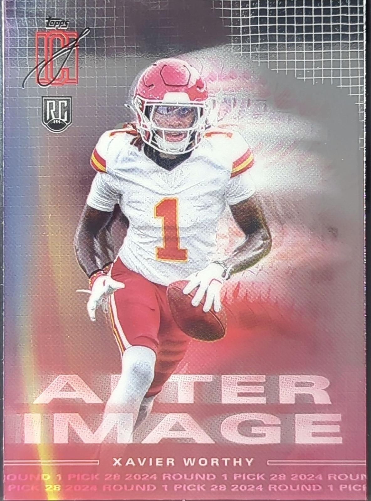 2024 Topps Signature Class After Image Xavier Worthy #AI-12 card