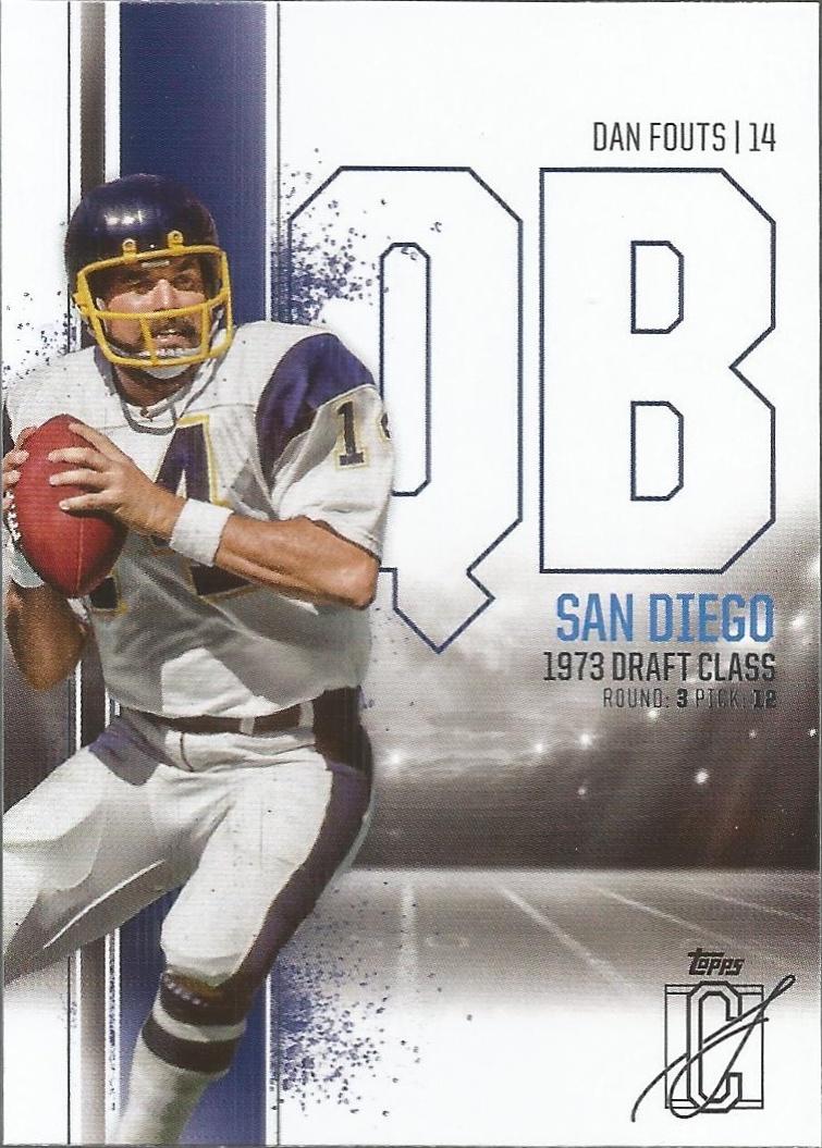 2024 Topps Signature Class Dan Fouts #52 card