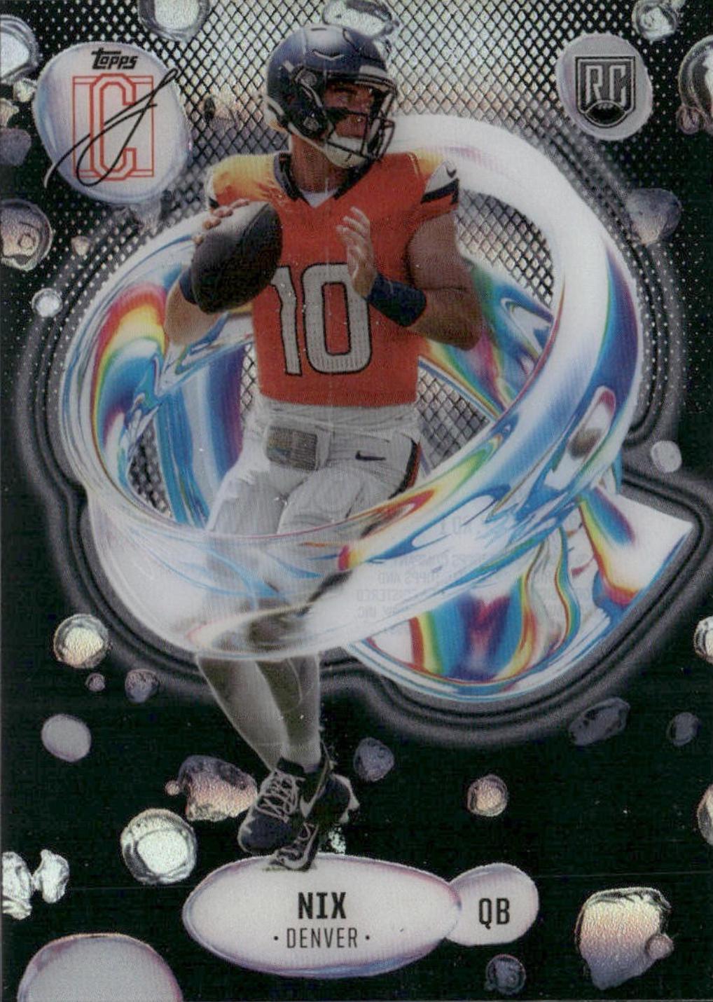 2024 Topps Signature Class Fluidity Bo Nix #F-4 card