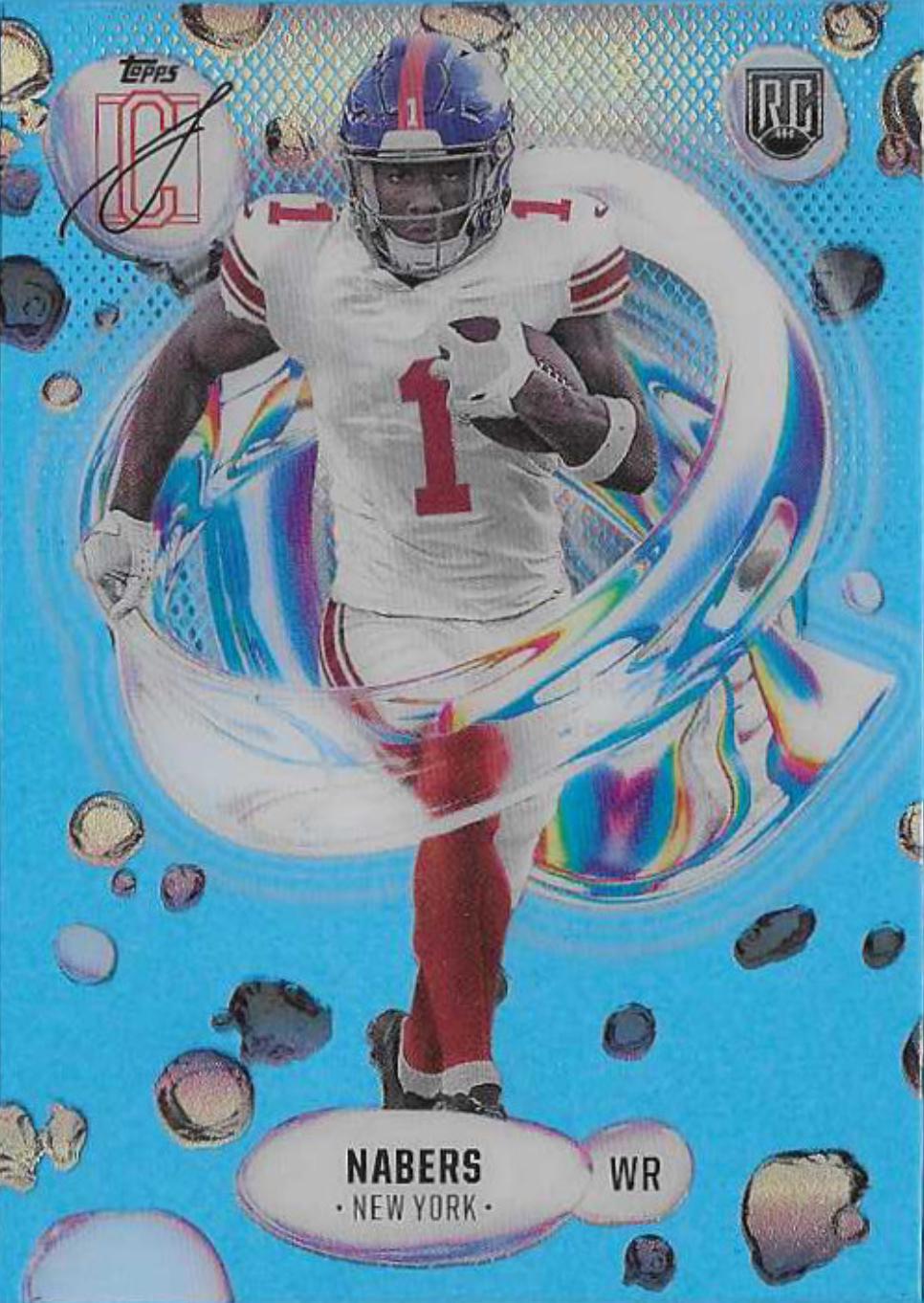 2024 Topps Signature Class Fluidity Malik Nabers #F-7 card