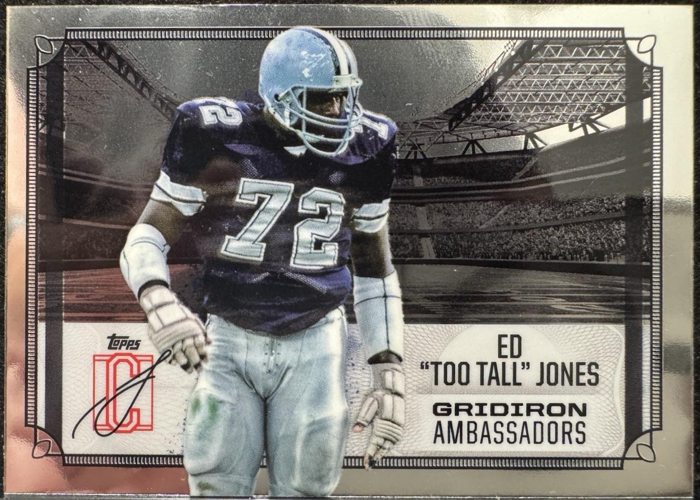 2024 Topps Signature Class Gridiron Ambassadors Ed "Too Tall" Jones #GA-24 card