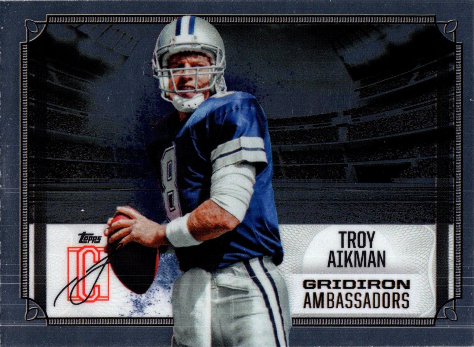 2024 Topps Signature Class Gridiron Ambassadors Troy Aikman #GA-25 card