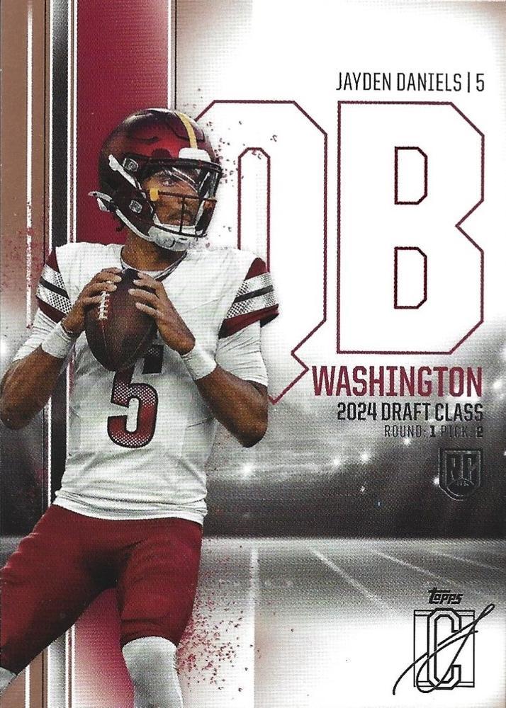 2024 Topps Signature Class Jayden Daniels [Bronze] #194 card