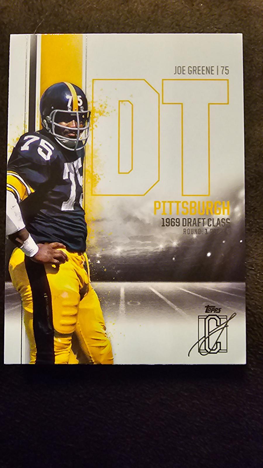 2024 Topps Signature Class Joe Greene #50 card