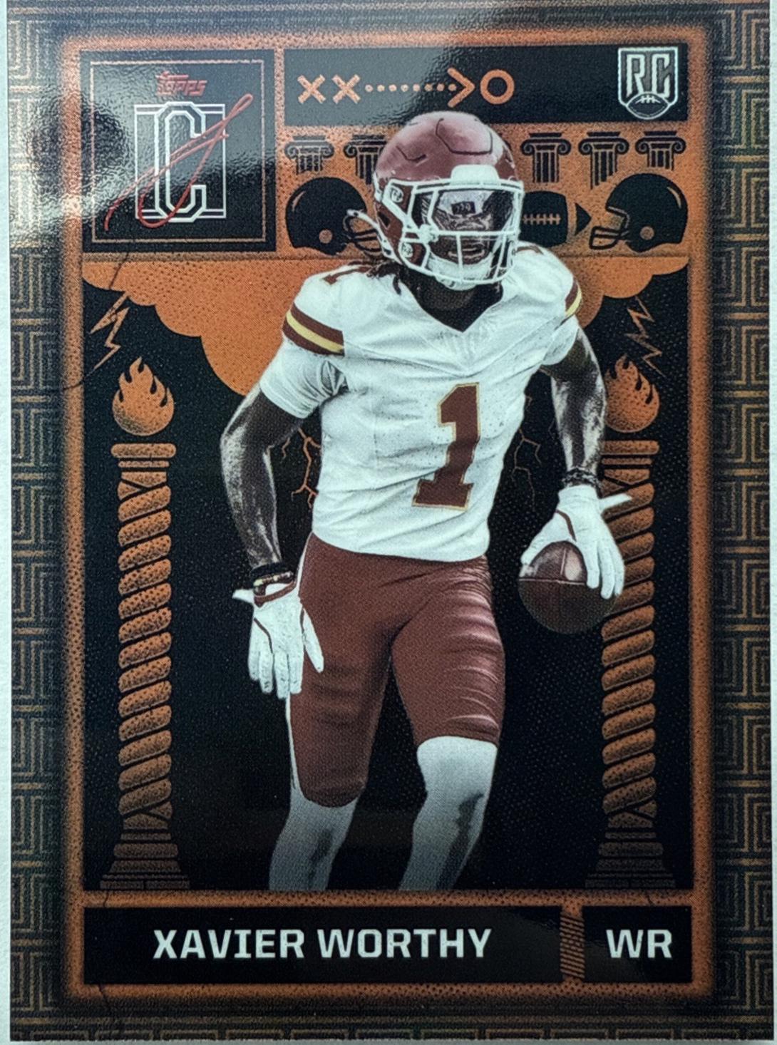 2024 Topps Signature Class Odyssey Xavier Worthy #O-8 card