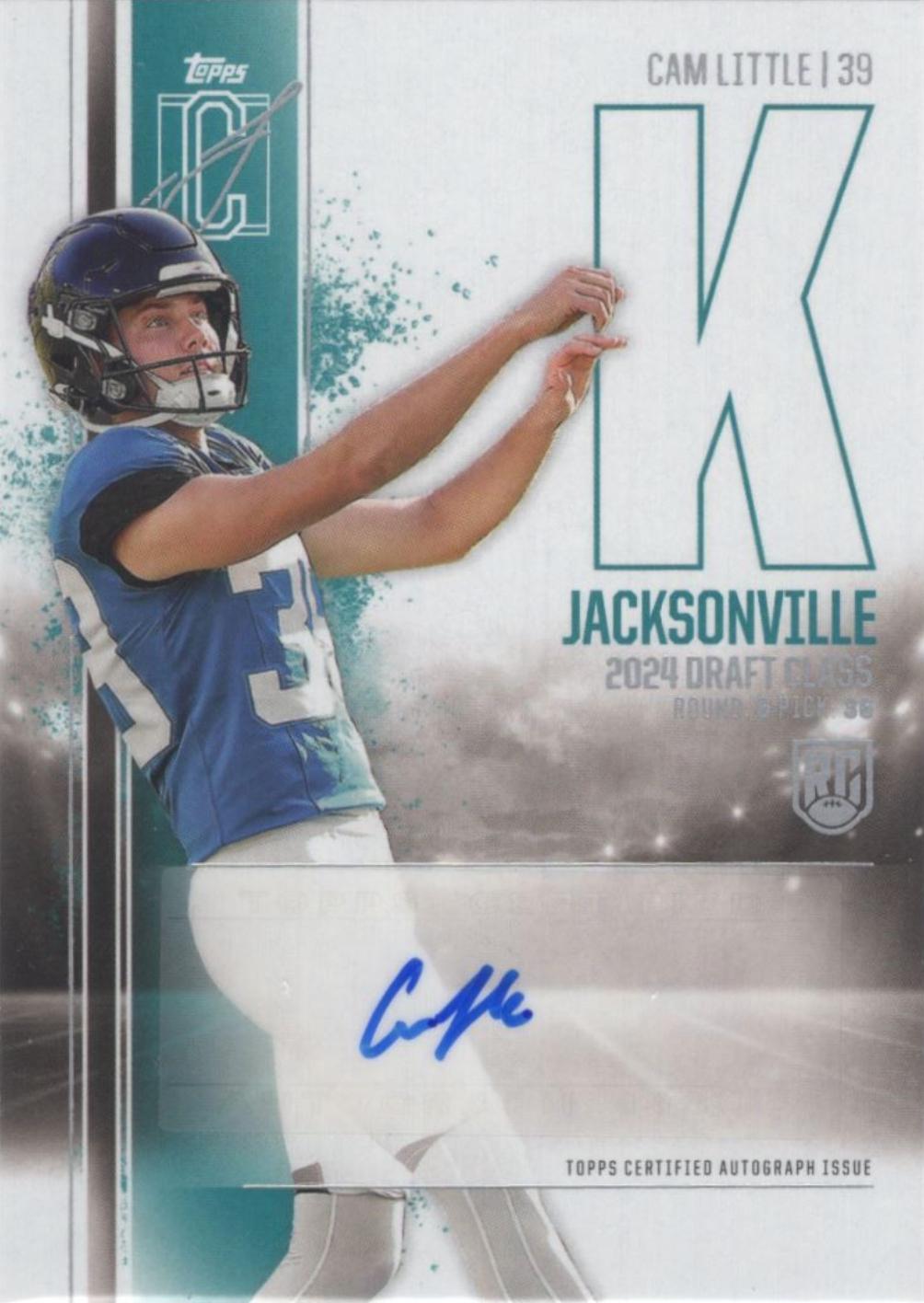 2024 Topps Signature Class Rookie Class Autograph Variation Cam Little #RCA-CL card