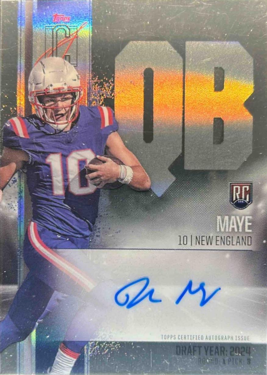 2024 Topps Signature Class Rookies Class Crystal Clear Drake Maye #RCC-DM card