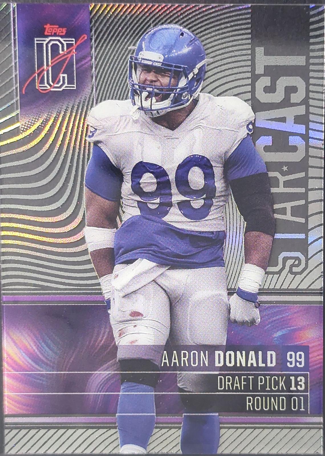 2024 Topps Signature Class Star Cast Aaron Donald #SC-16 card