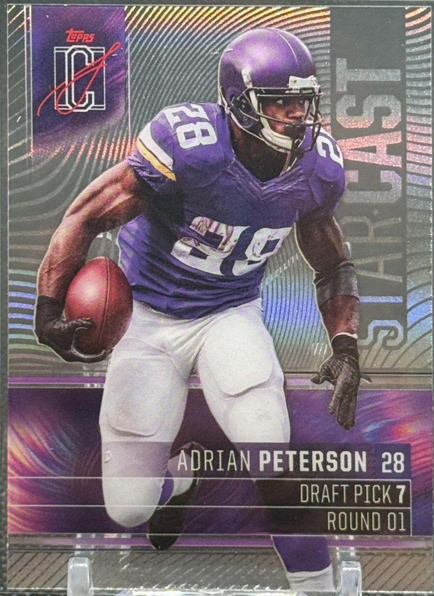 2024 Topps Signature Class Star Cast Adrian Peterson #SC-21 card