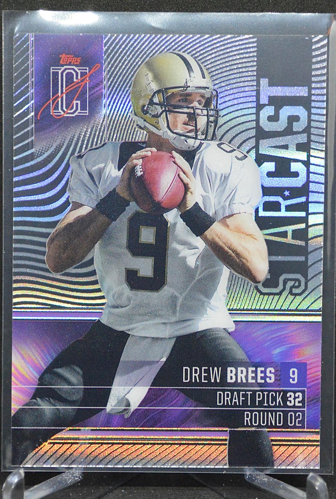 2024 Topps Signature Class Star Cast Drew Brees #SC-11 card