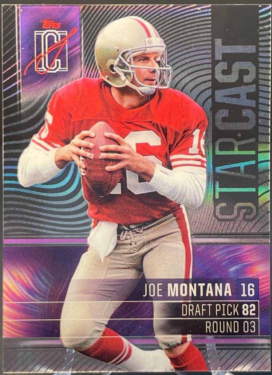 2024 Topps Signature Class Star Cast Joe Montana #SC-10 card