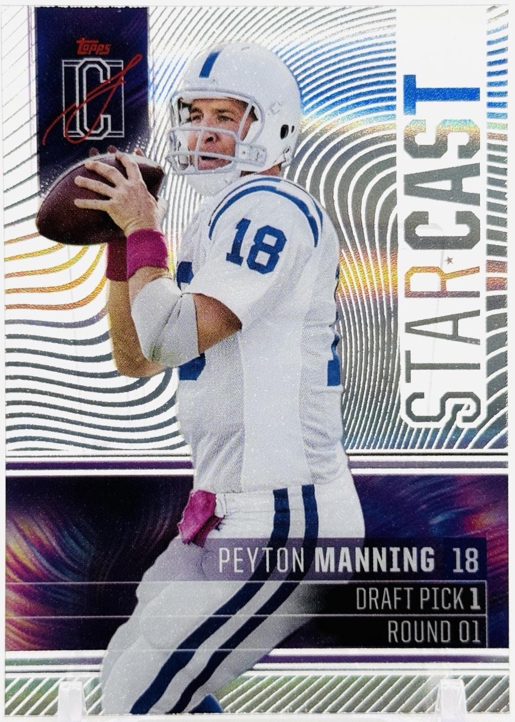 2024 Topps Signature Class Star Cast Peyton Manning #SC-7 card