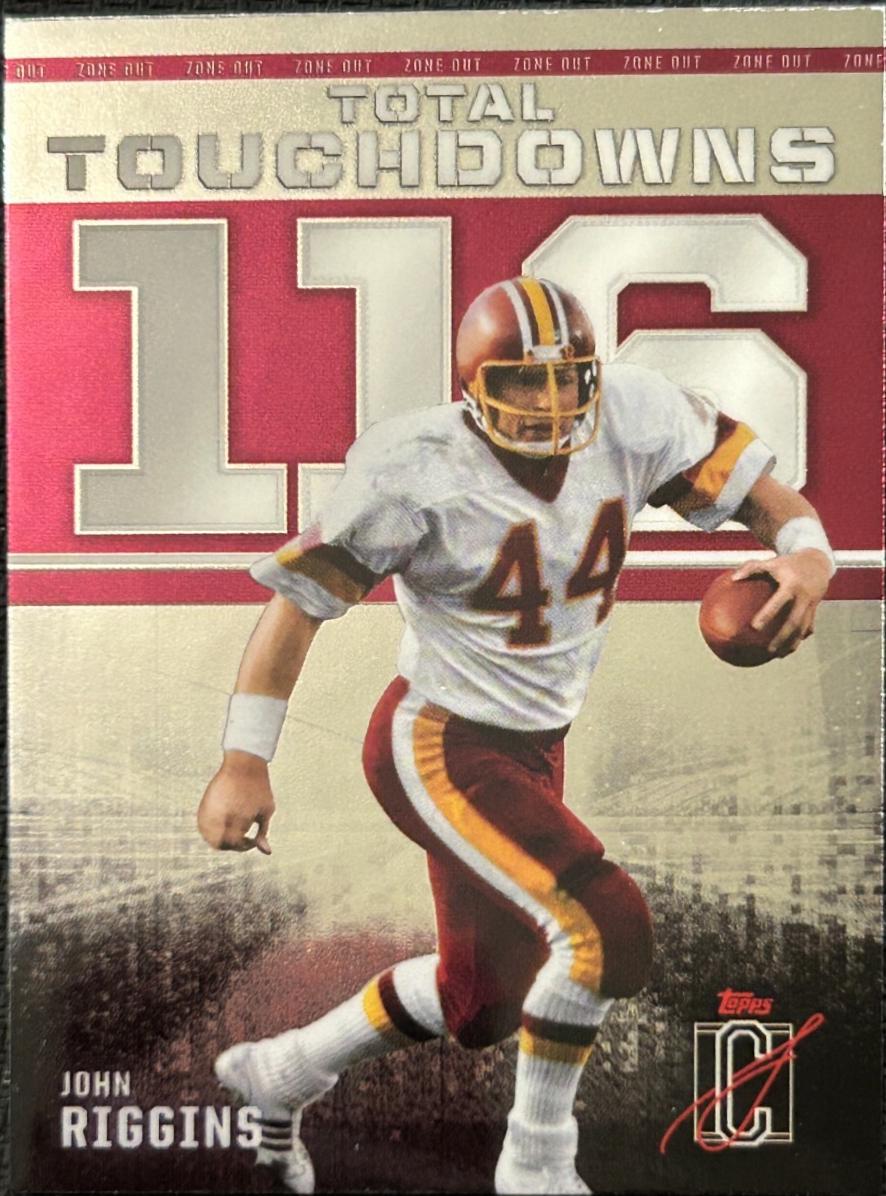 2024 Topps Signature Class Zone Out John Riggins #ZO-10 card