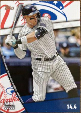 2024 Topps Significant Statistics Aaron Judge #SS-6 card