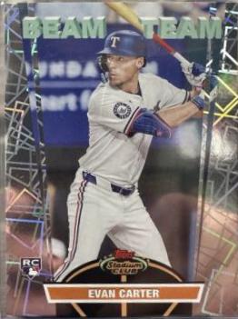 2024 Topps Stadium Club Beam Team Evan Carter #BT-6 card