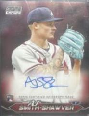 2024 Topps Stadium Club Chrome Autograph AJ Smith-Shawver #SCCA-AS card