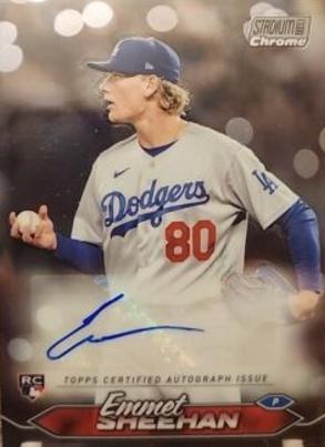 2024 Topps Stadium Club Chrome Autograph Emmet Sheehan #SCCA-ES card