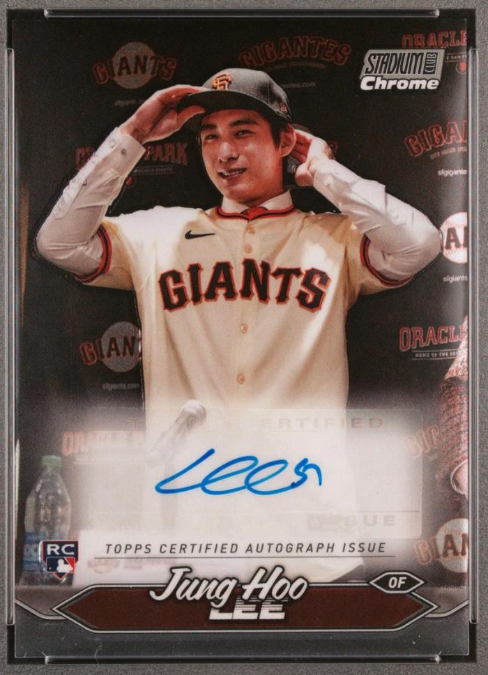 2024 Topps Stadium Club Chrome Autograph Jung Hoo Lee #SCCA-JHL card