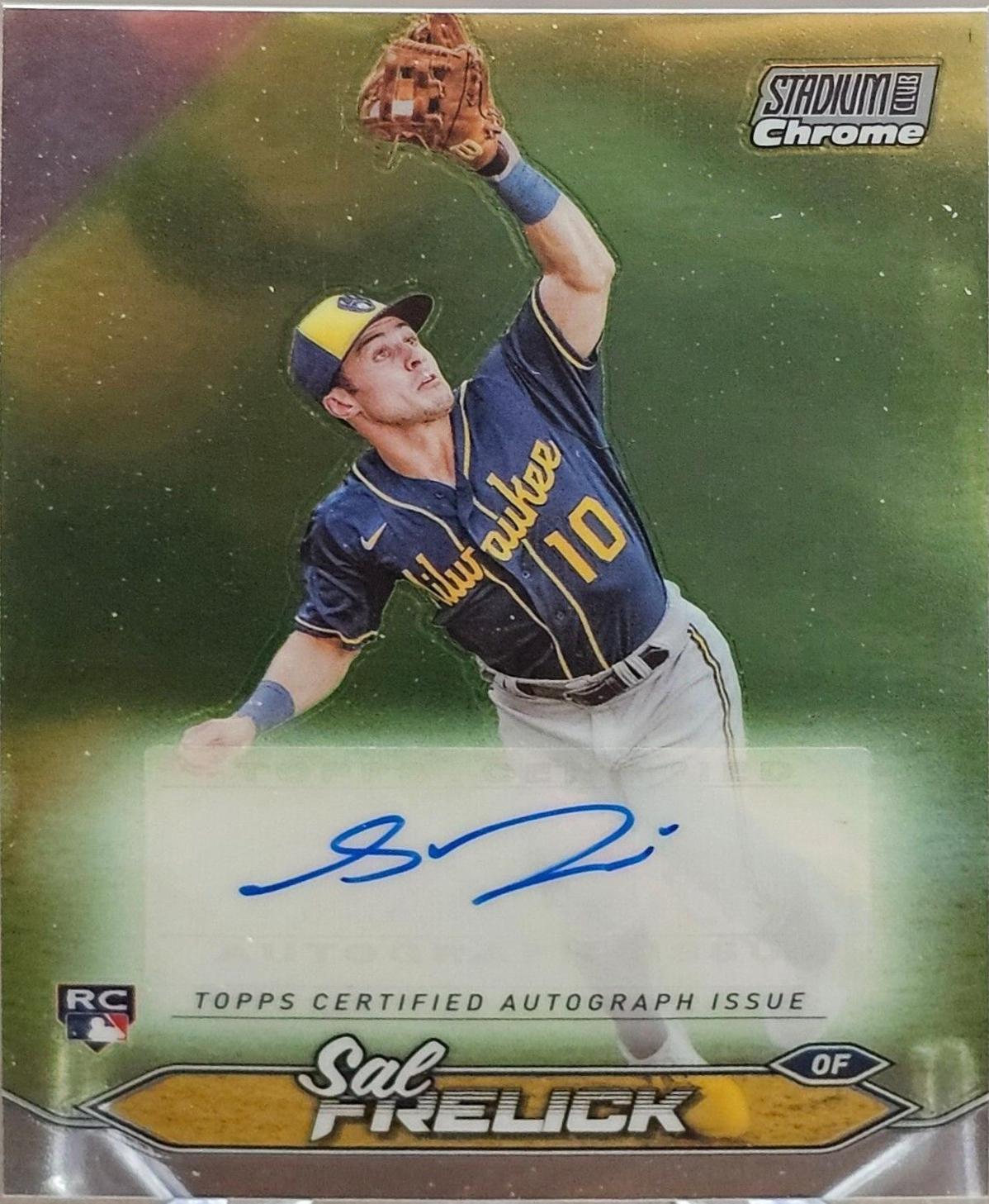 2024 Topps Stadium Club Chrome Autograph Sal Frelick #SCCA-SF card