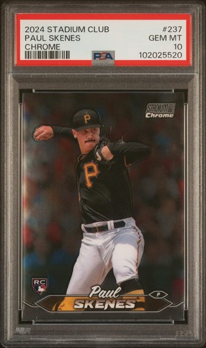2024 Topps Stadium Club Paul Skenes [Chrome] #237 card