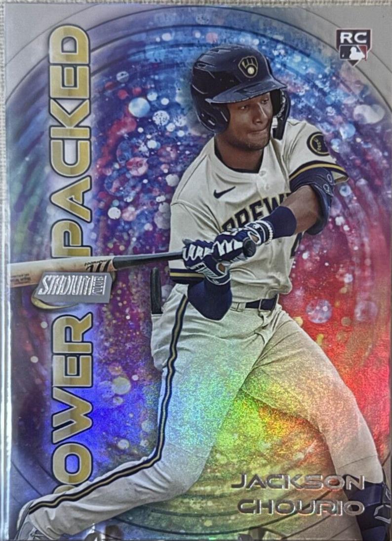 2024 Topps Stadium Club Power Packed Jackson Chourio #PP-28 card