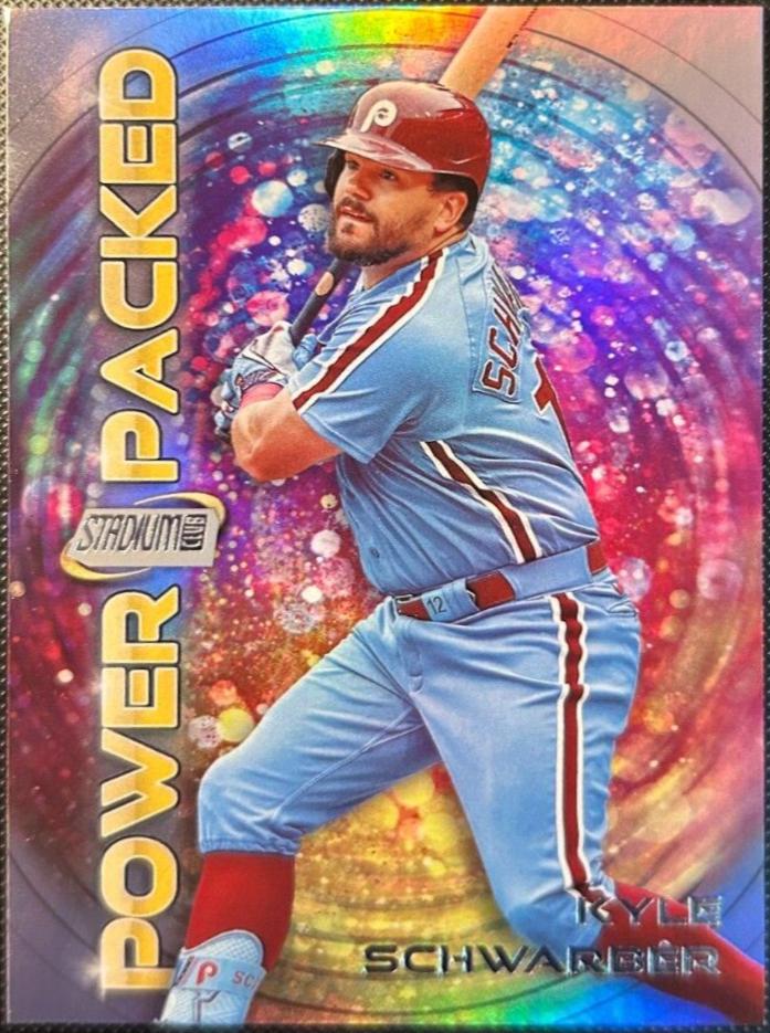 2024 Topps Stadium Club Power Packed Kyle Schwarber #PP-7 card